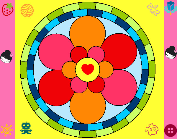 Dibujo Mandala 2 pintado por princes_13