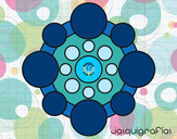 Dibujo Mandala con redondas pintado por belenchu