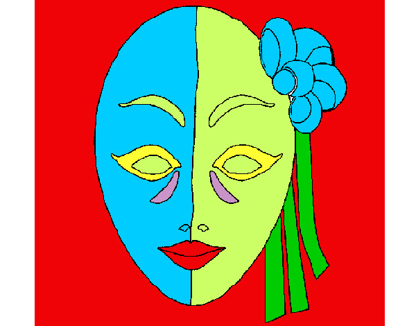 Dibujo Máscara italiana pintado por ROCIO2006