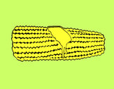 Dibujo Mazorca de maíz 1 pintado por 01234