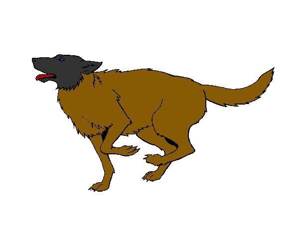 Dibujo Perro corriendo pintado por Alerx05