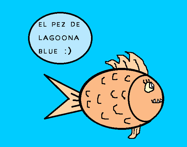 Dibujo Pez de Lagoona Blue pintado por johannita