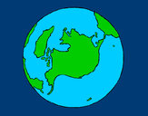 Dibujo Planeta Tierra pintado por alba-adela