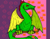 Dibujo Dragón 2 pintado por kiaraporta