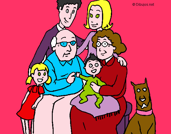 Dibujo Familia pintado por camimedina