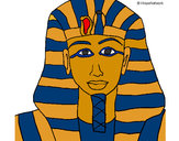 Dibujo Tutankamon pintado por armstrong
