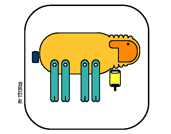 Dibujo Oveja IV pintado por alexito20