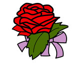 Dibujo Rosa, flor pintado por JERAL