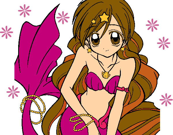 Dibujo Sirena 3 pintado por lilynaitor