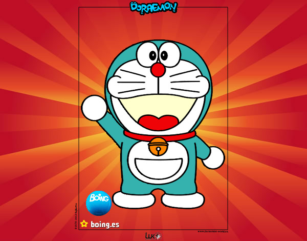 Dibujo Doraemon pintado por samuel136