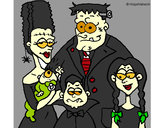 Dibujo Familia de monstruos pintado por JERAL