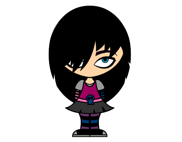 Dibujo Look Emo pintado por arickxitha