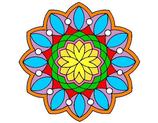 Dibujo Mandala 20 pintado por claudia56