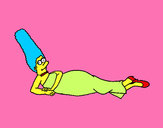 Dibujo Marge pintado por anmo10