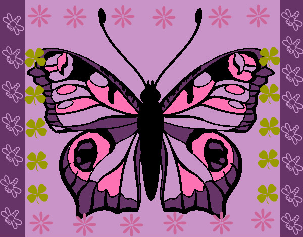 Dibujo Mariposa 20 pintado por tutifruty