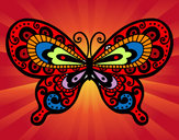 Dibujo Mariposa bonita pintado por JERAL