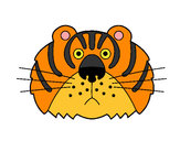 Dibujo Tigre III pintado por argmaxi