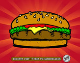 Dibujo Crea tu hamburguesa pintado por pucca257