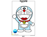 Dibujo Doraemon pintado por nuriacabal