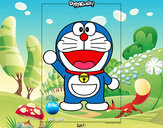 Dibujo Doraemon pintado por treal_27