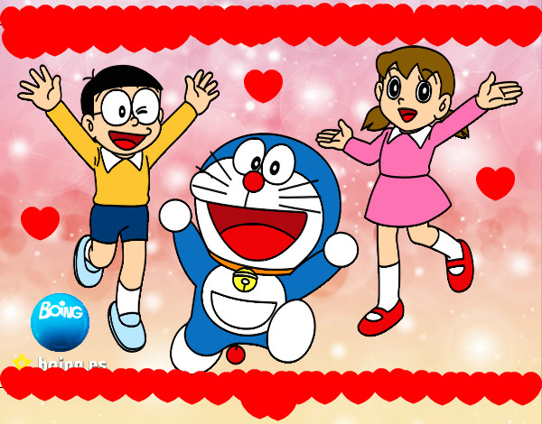 Dibujo de Doraemon y amigos pintado por Amunyan en Dibujos.net el ...