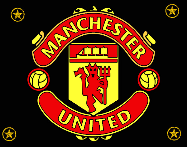 Dibujo Escudo del Manchester United pintado por Sir-WFAG