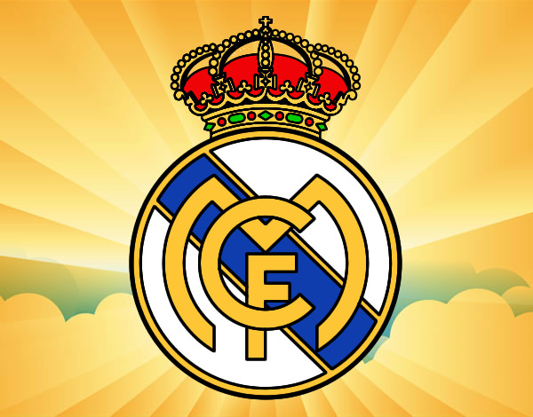 Dibujo Escudo del Real Madrid C.F. pintado por Sir-WFAG