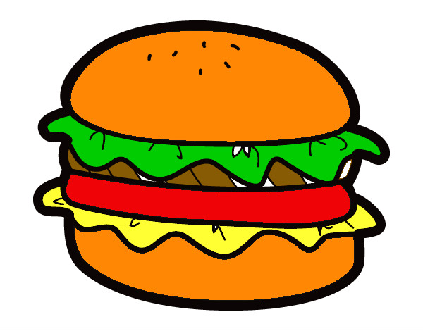 hamburguesa dibujo