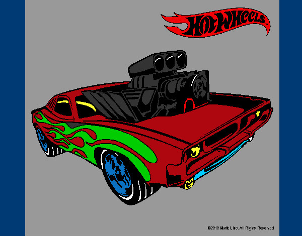 Dibujo Hot Wheels 11 pintado por franciscoh