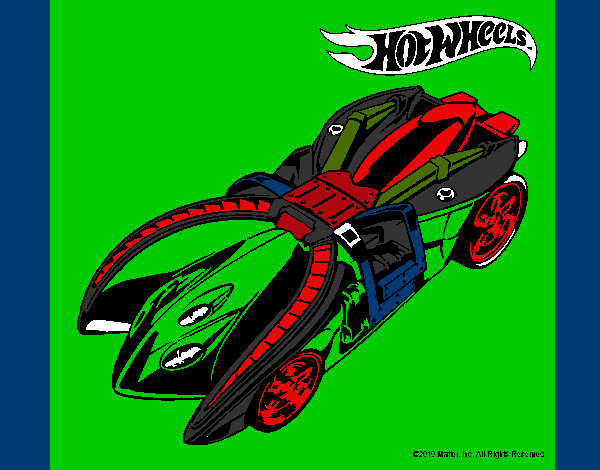 Dibujo Hot Wheels 7 pintado por franciscoh