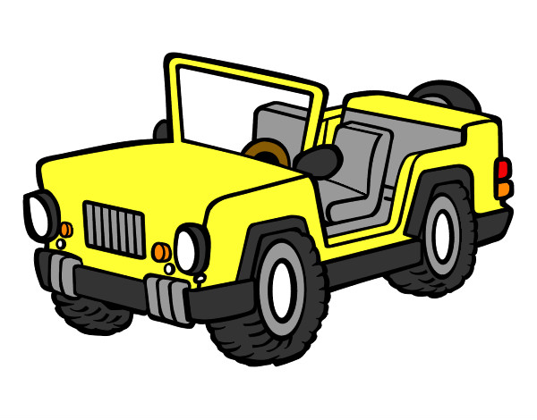 Dibujo Jeep pintado por rocha1
