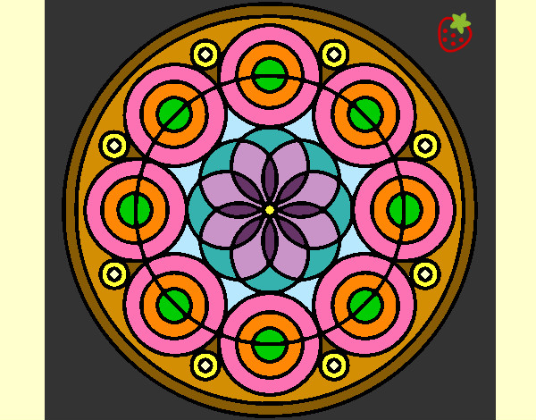 Dibujo Mandala 35 pintado por mmmakylu