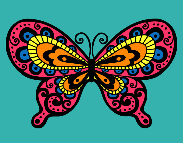 Dibujo Mariposa bonita pintado por ALITF