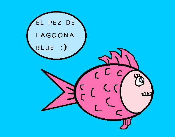 Dibujo Pez de Lagoona Blue pintado por lagoona