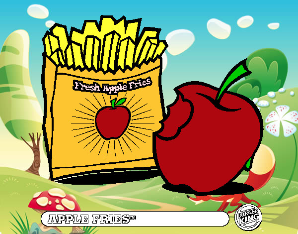 Dibujo Apple fries pintado por BONITAAAAA