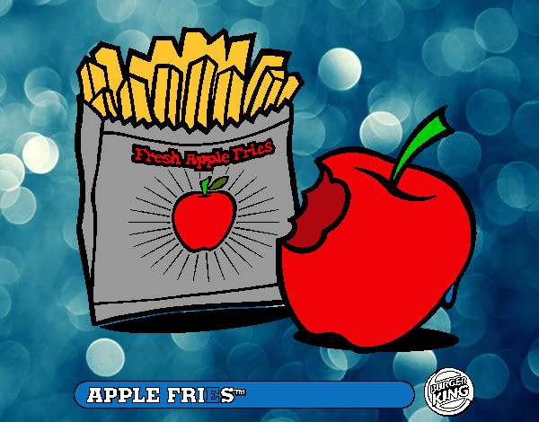 Dibujo Apple fries pintado por Sebitha80