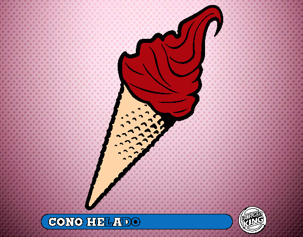 Dibujo Cono helado pintado por BONITAAAAA