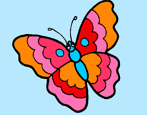 Dibujo Mariposa 13 pintado por Alerx05
