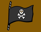 Dibujo Bandera pirata pintado por Andrea_San
