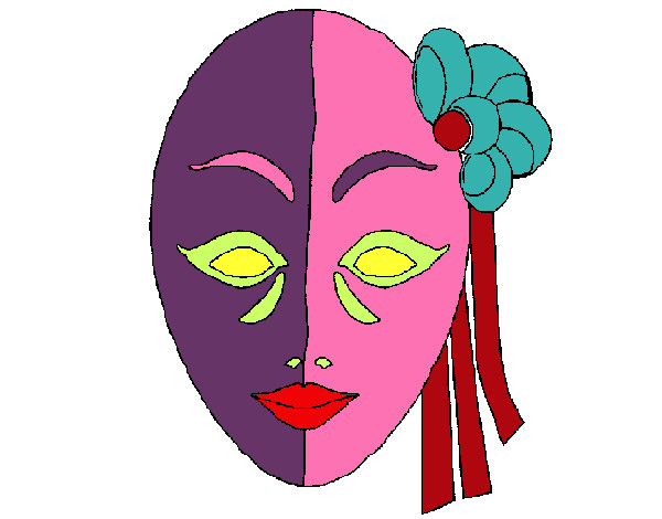 Dibujo Máscara italiana pintado por shelu