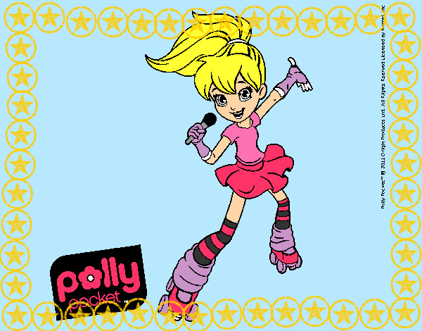Dibujo Polly Pocket 2 pintado por rociolinda