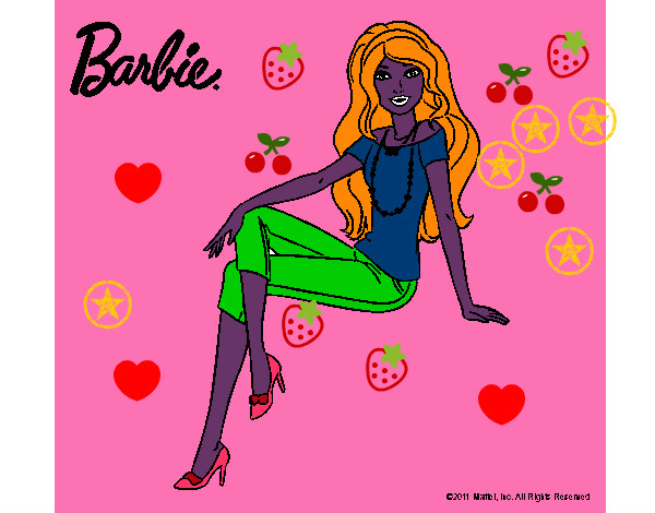 Dibujo Barbie moderna pintado por ANAISAVILA