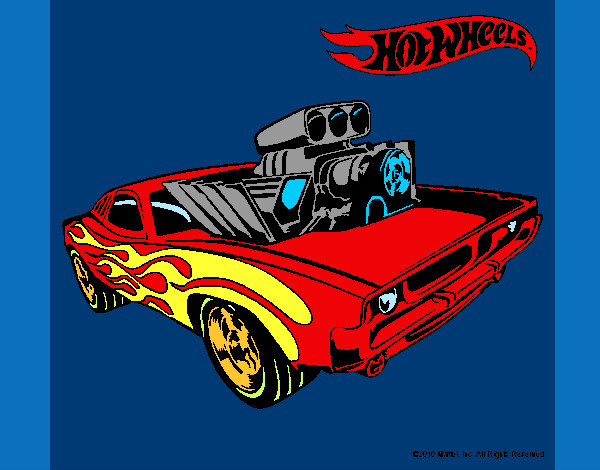 Dibujo Hot Wheels 11 pintado por lillet7