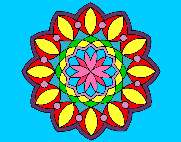 Dibujo Mandala 20 pintado por AndreaLOL