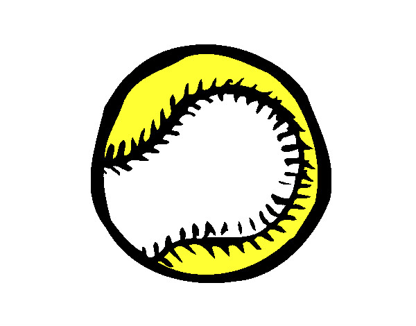Dibujo Pelota de béisbol pintado por tonio87