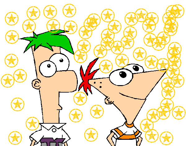 Phineas y Ferb estrellas de television