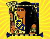 Dibujo Cleopatra pintado por kitamy