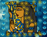 Dibujo Cleopatra pintado por nataliaTV