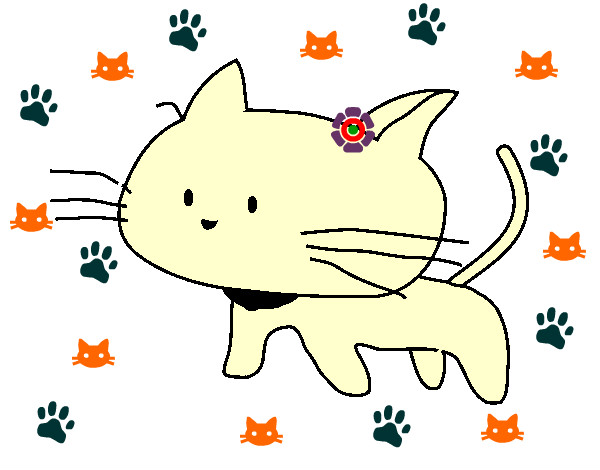 Dibujo Cría de gato pintado por catprinces