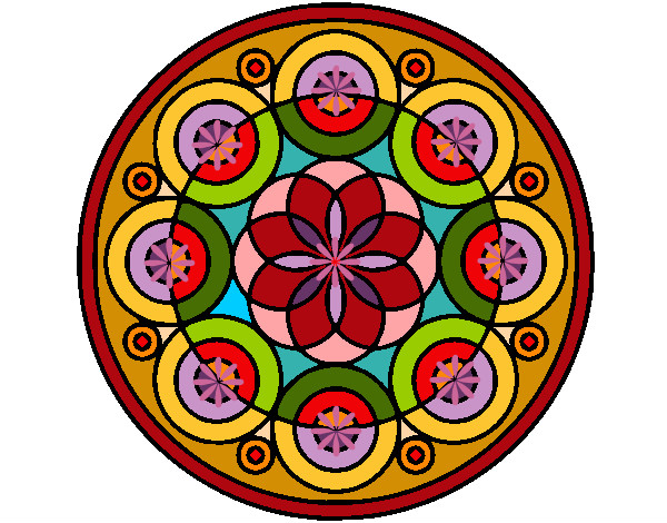 Dibujo Mandala 35 pintado por tityh